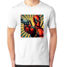 Deadpool Gun Moška Majica