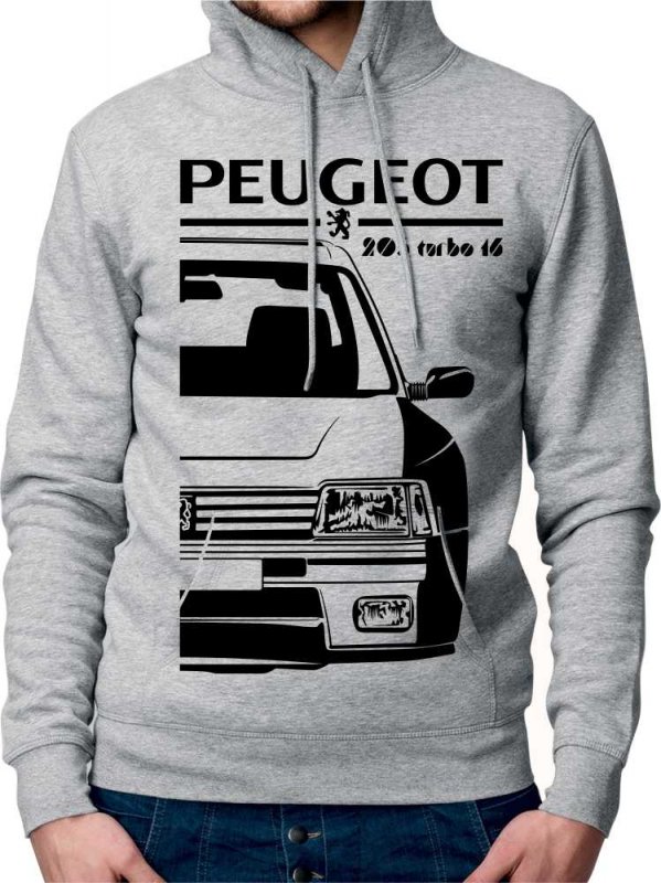 Peugeot 205 Turbo 16 Vyriški džemperiai