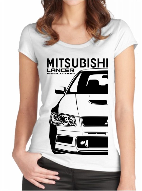 Mitsubishi Lancer Evo VII Moteriški marškinėliai