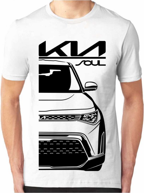 Kia Soul 3 Facelift Vyriški marškinėliai