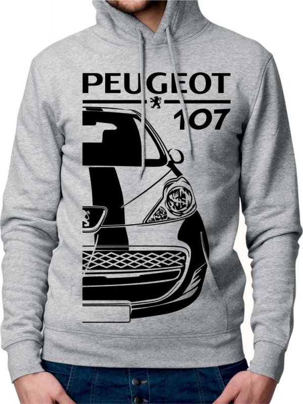 Peugeot 107 Facelift Heren Sweatshirt