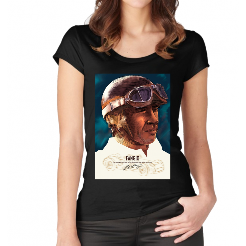 Portret van Juan Manuel Fangio