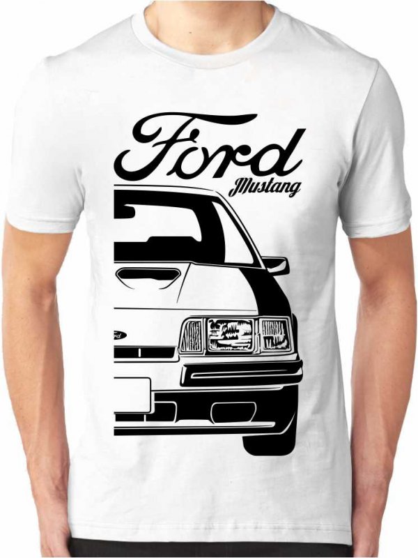 Ford Mustang 3 Foxbody SVO Vyriški marškinėliai
