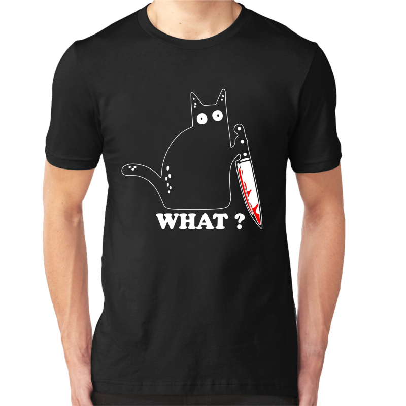 Cat What ? Ανδρικό T-shirt