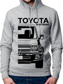 Toyota Land Cruiser J70 Moški Pulover s Kapuco
