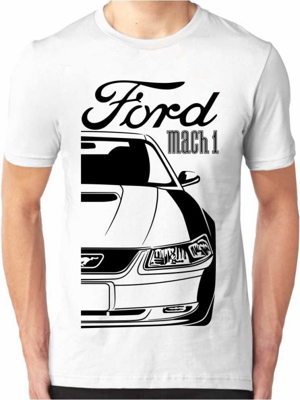 Ford Mustang 4 Mach 1 Vyriški marškinėliai