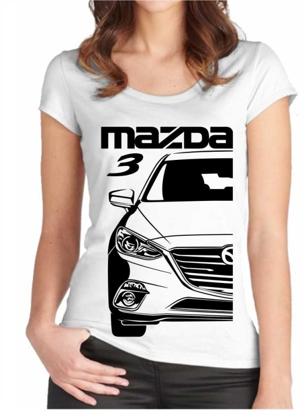 Mazda 3 Gen3 Moteriški marškinėliai