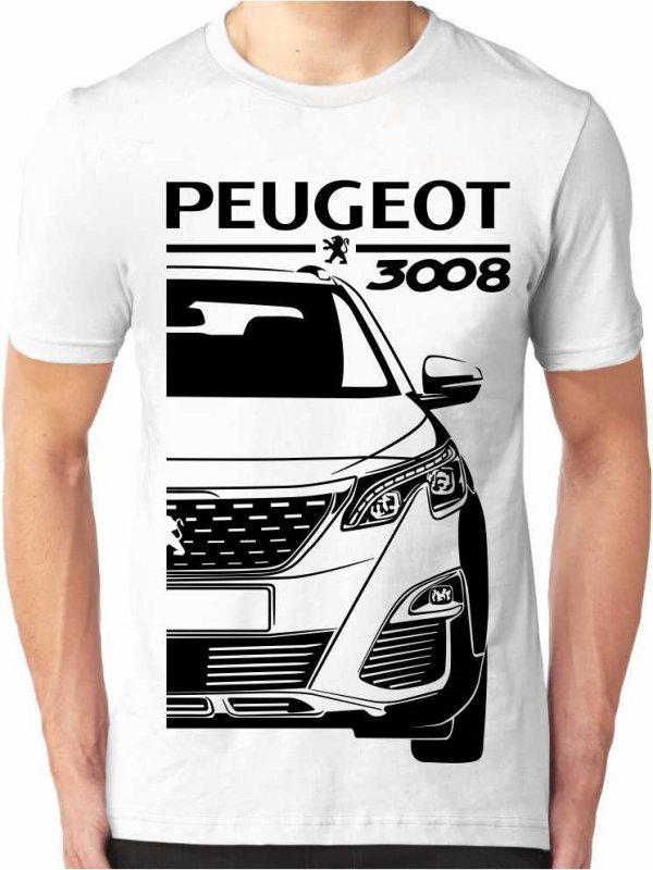 Peugeot 3008 2 Vyriški marškinėliai