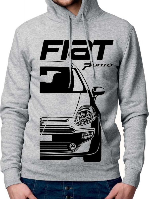 Fiat Punto 3 Facelift Herren Sweatshirt