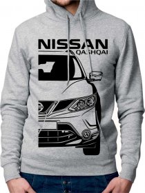 Nissan Qashqai 2 Moški Pulover s Kapuco