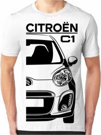 T-Shirt pour hommes Citroën C1 Facelift 2012