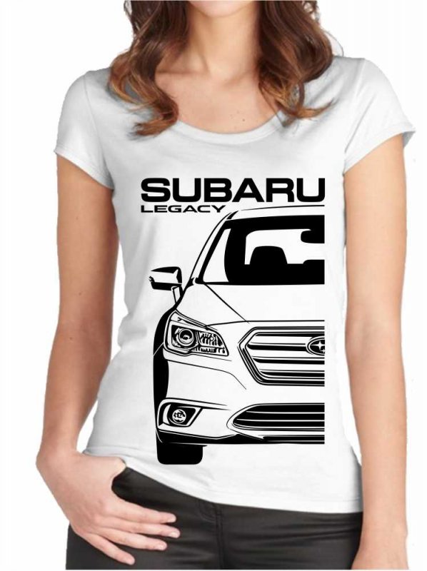 Subaru Legacy 6 Facelift Moteriški marškinėliai