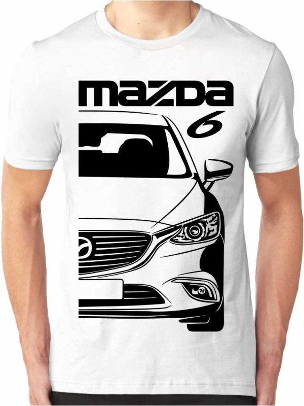 Mazda 6 Gen3 Facelift 2015 Mannen T-shirt
