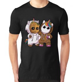 Groot & Unicorn Pánske Tričko