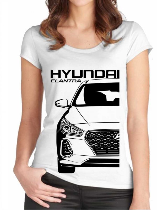 Hyundai Elantra 6 Facelift Moteriški marškinėliai