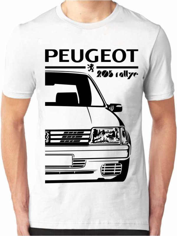 Peugeot 205 Rallye Vyriški marškinėliai