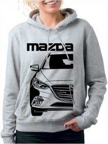 Mazda2 Gen3 Ženski Pulover s Kapuco
