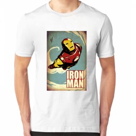 Maglietta Uomo Iron Man Flying