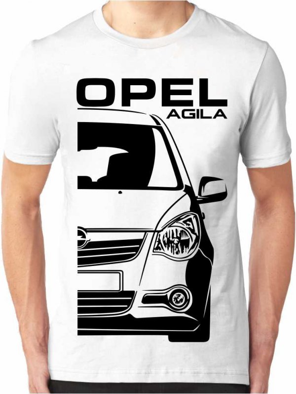 Opel Agila 2 Mannen T-shirt
