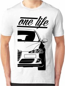 T-shirt pour hommes Alfa Romeo 147 Facelift One Life