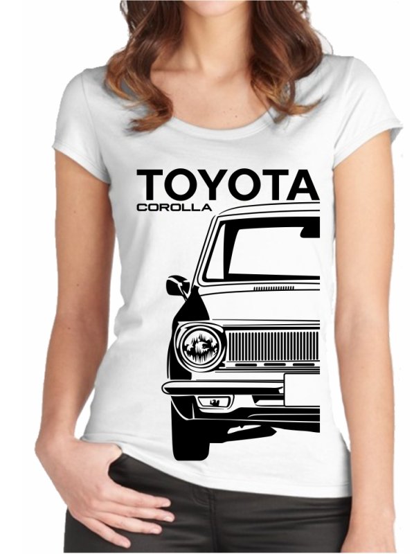 Toyota Corolla 1 Moteriški marškinėliai