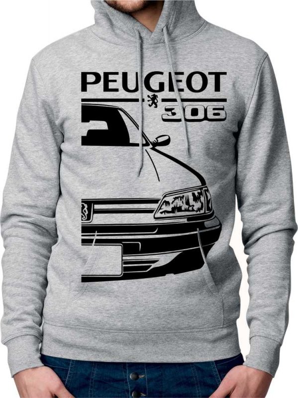 Peugeot 306 Moški Pulover s Kapuco