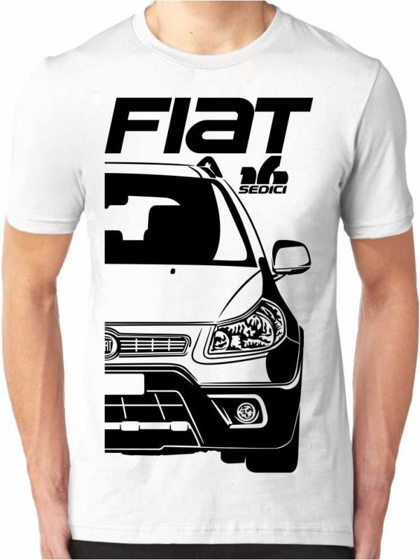 Fiat Sedici Facelift Pánske Tričko
