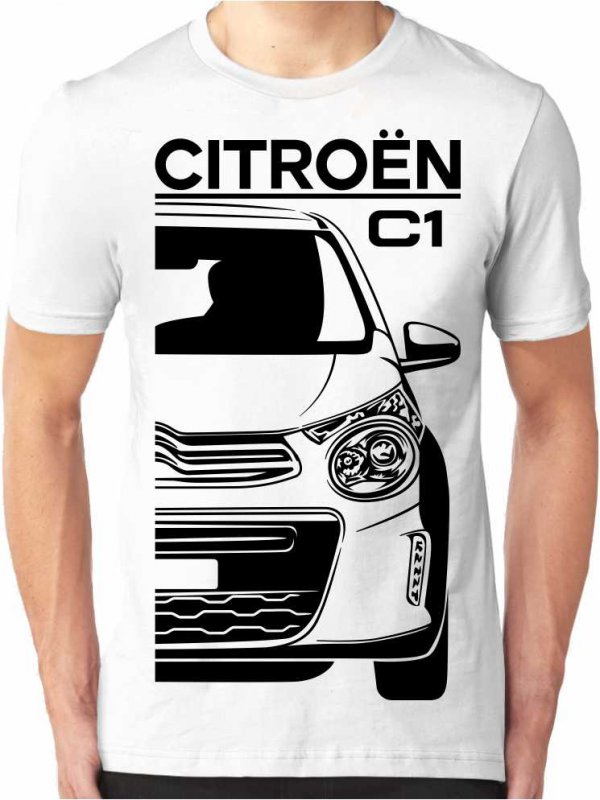 Citroën C1 2 Mannen T-shirt