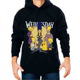 Felpa Uomo Wednesday Simpsons