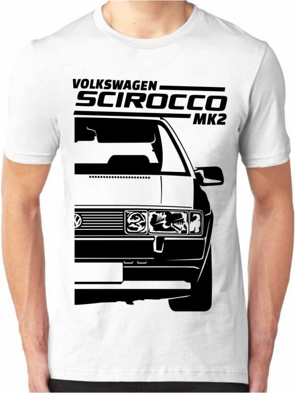 VW Scirocco Mk2 T-shirt voor heren