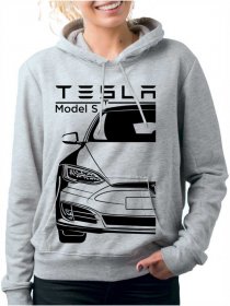 Sweat-shirt pour femmes Tesla Model S Facelift