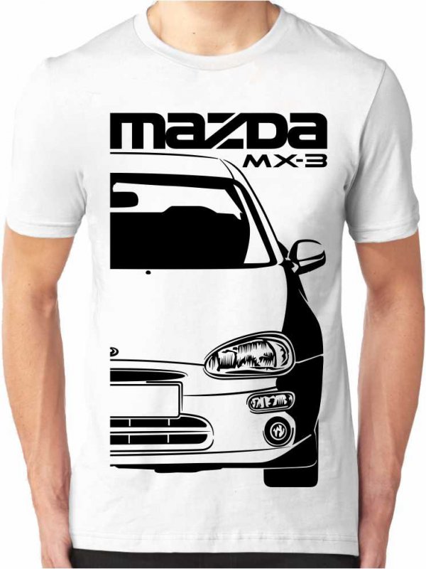 M -35% Red Mazda MX-3 Vyriški marškinėliai