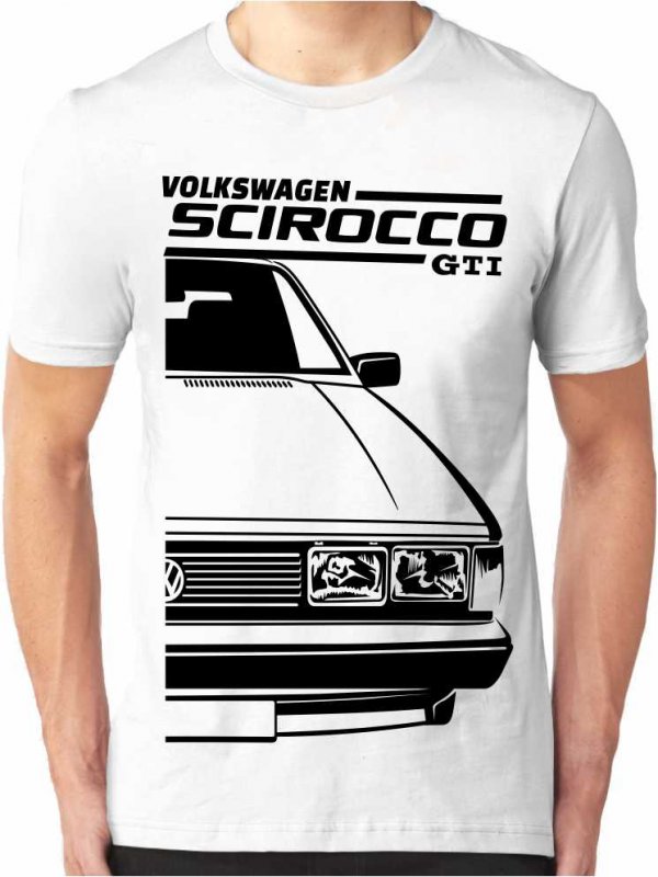 T-shirt pour hommes VW Scirocco Mk2 Gti