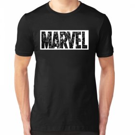 Maglietta Uomo Marvel in bianco e nero