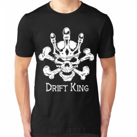 Drift King Lebka Pánske Tričko + Chrbat