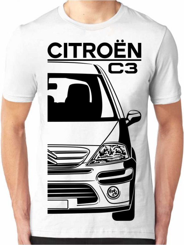 Citroën C3 1 Vyriški marškinėliai
