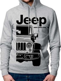 Jeep Wrangler 4 JL Moški Pulover s Kapuco