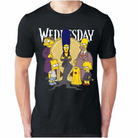 Wednesday Simpsons Meeste T-särk