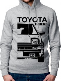 Toyota Corolla AE86 Trueno Moški Pulover s Kapuco