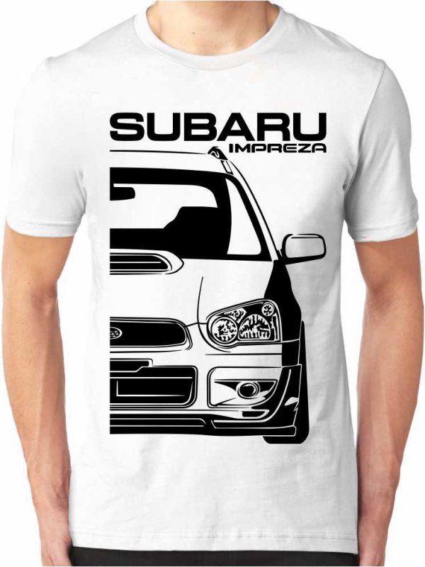 Subaru Impreza 2 Blobeye Mannen T-shirt