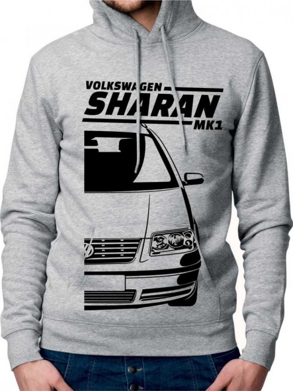 VW Sharan Mk1A Facelift Heren Sweatshirt