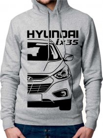 L -35% Hyundai ix35 2013 Moški Pulover s Kapuco