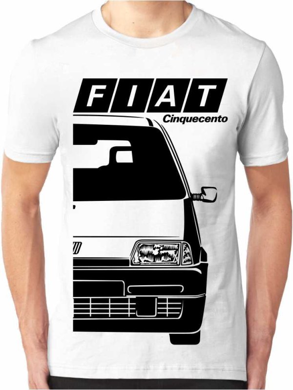 Fiat Cinquecento Vyriški marškinėliai