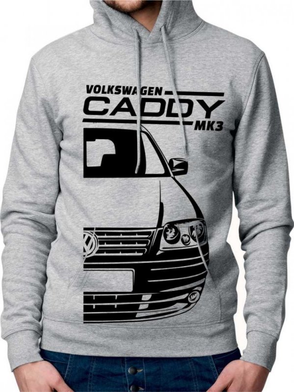 VW Caddy Mk3 Moški Pulover s Kapuco