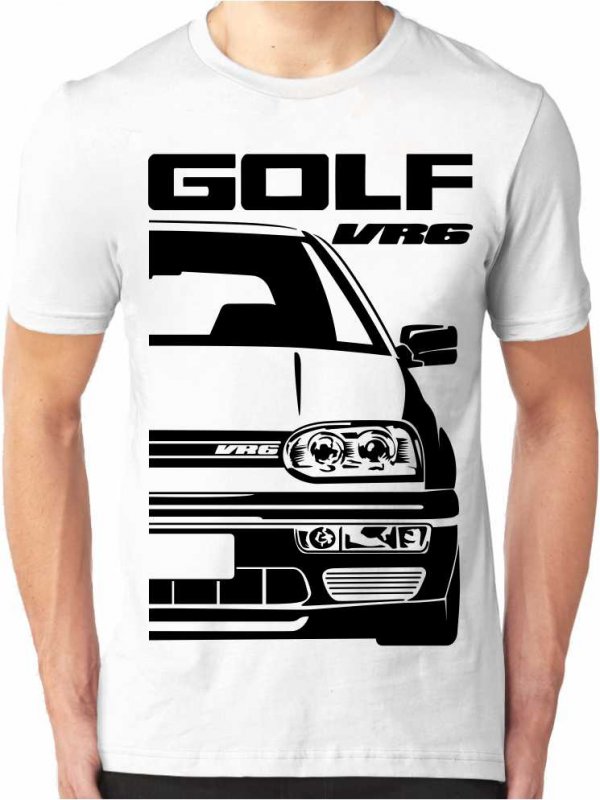 VW Golf Mk3 VR6 T-Shirt voor heren