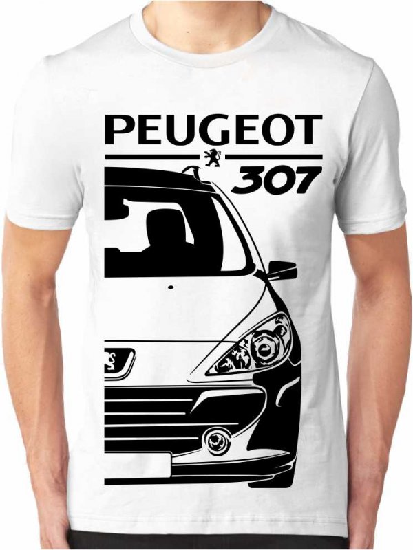 Peugeot 307 Facelift Vyriški marškinėliai