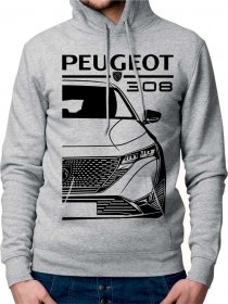 Peugeot 308 3 Moški Pulover s Kapuco