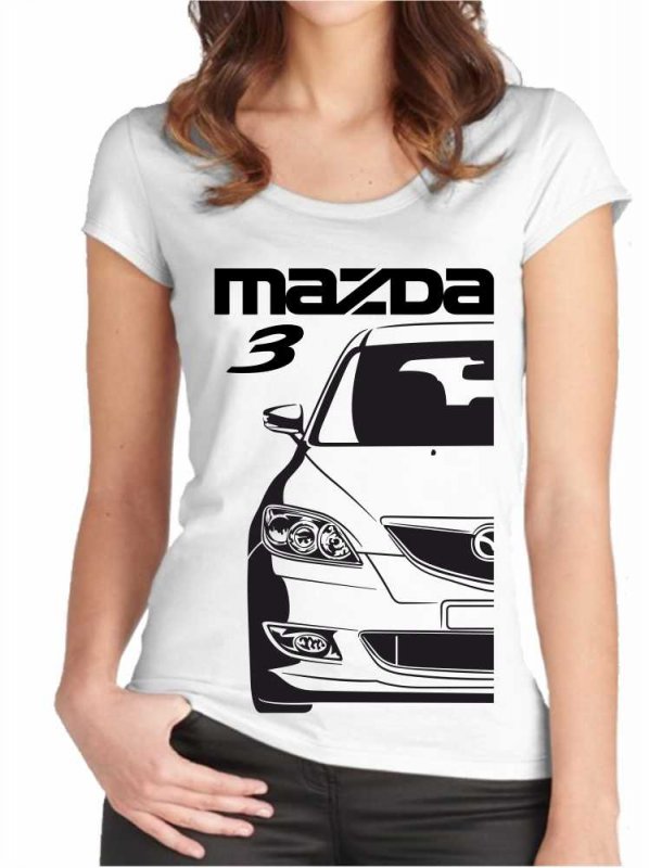 S -35% Mazda 3 Gen1 Дамска тениска