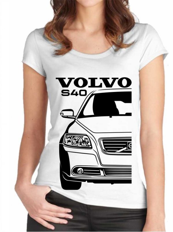 Volvo S40 2 Facelift Moteriški marškinėliai
