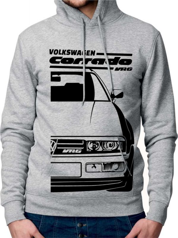 VW Corrado VR6 Moški Pulover s Kapuco